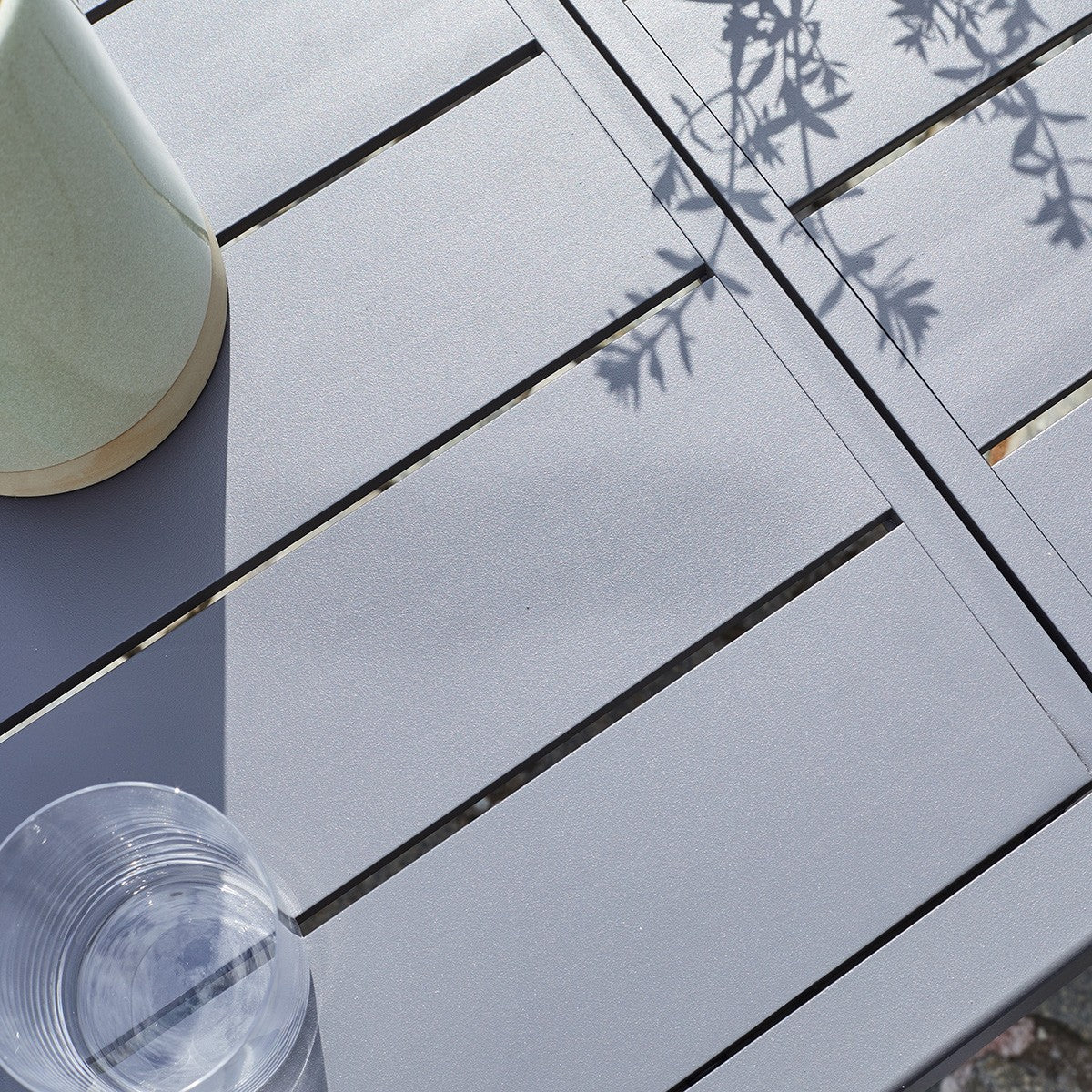 MODULO - Ausziehbare Gartenlounge aus Aluminium 4/8-Sitzer