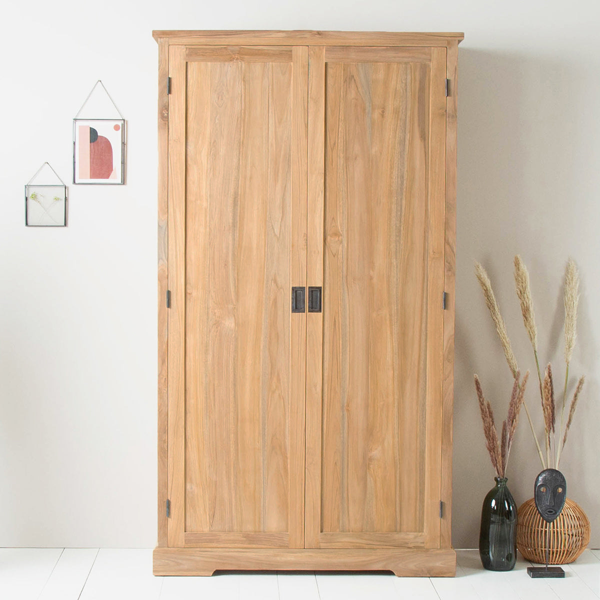 ALDO - Schrank aus massivem Teakholz 113 cm