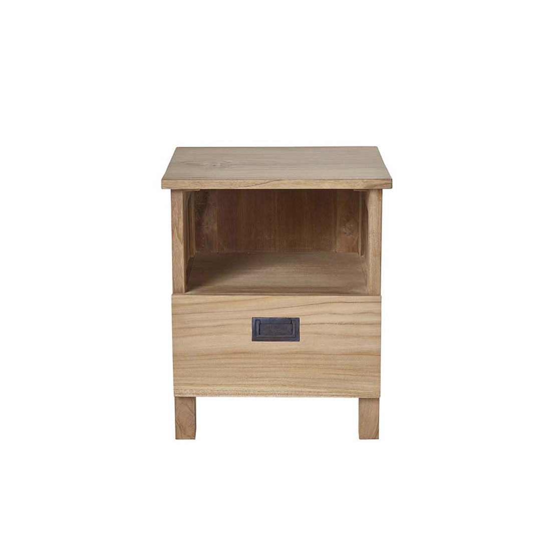 ALDO - Nachttisch aus massivem Teakholz 45 cm 
