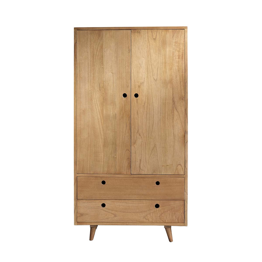 ESMEE - Massiver Mindi-Schrank 190 cm