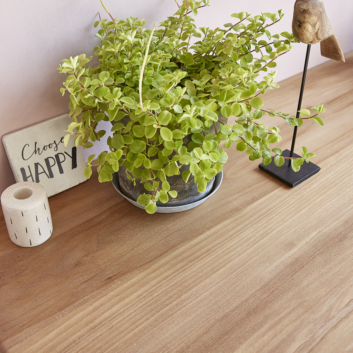 ISAURE - Schreibtisch aus massivem Teakholz 120 cm