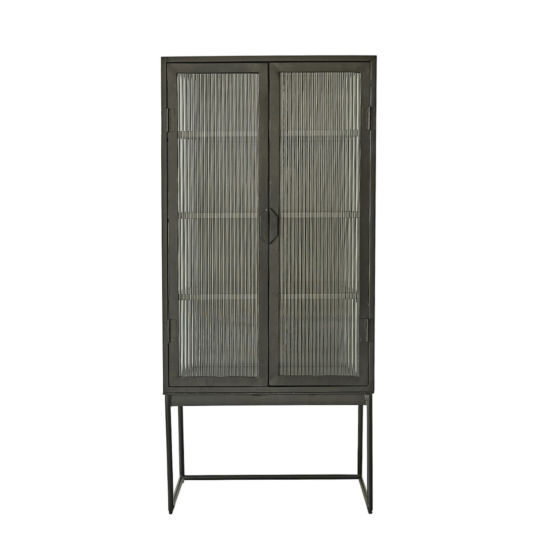 OCTAV - Buffet aus Metall und Wellglas 70 cm