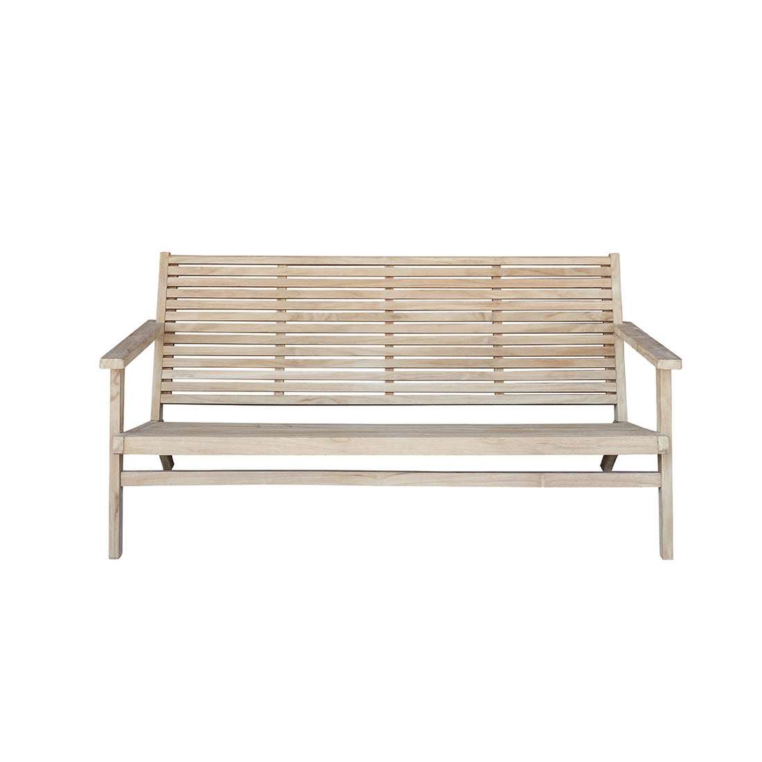 MALTE - Sitzbank aus massivem Teakholz 160 cm 