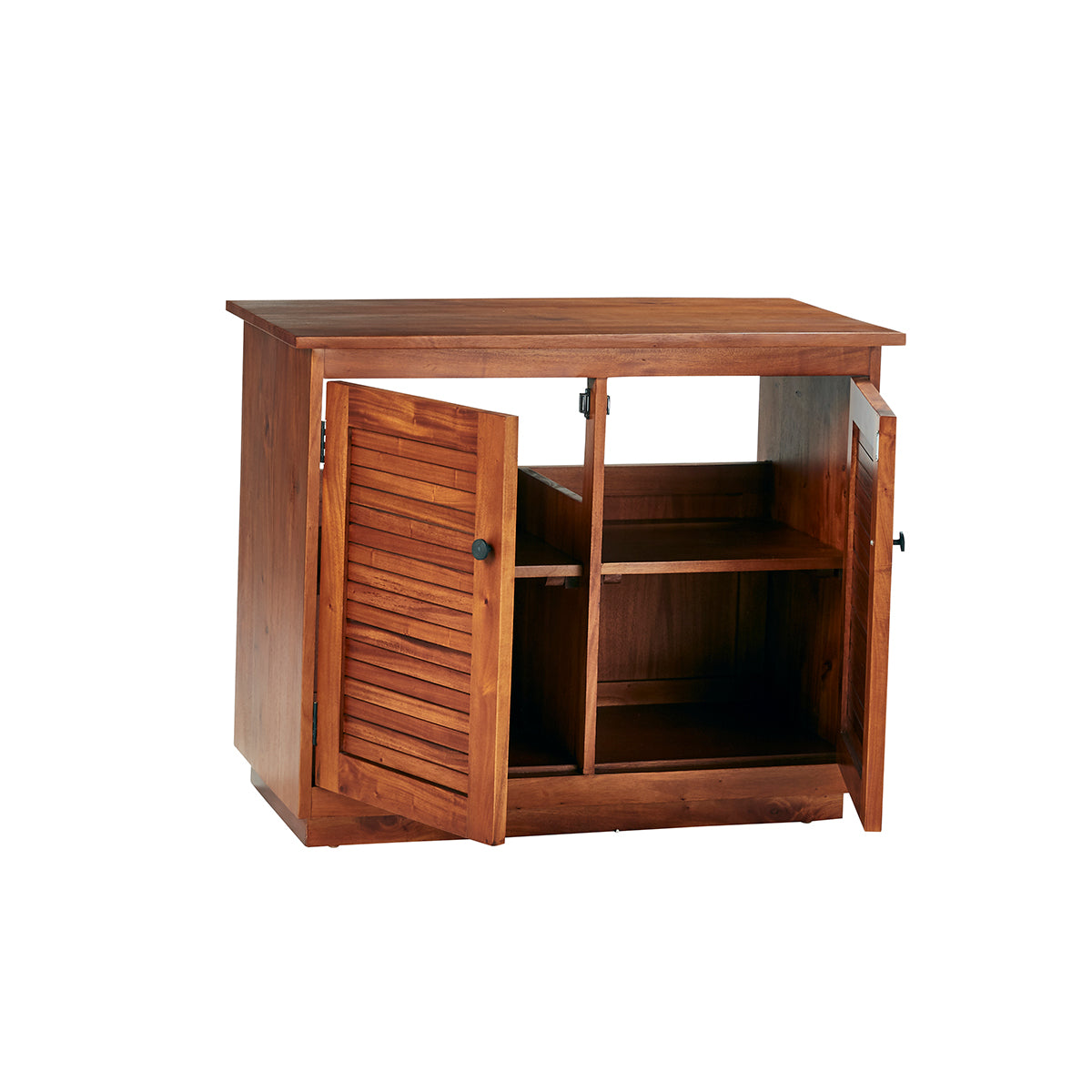 NEWPORT - Meuble sous vasque en acajou massif 97 cm