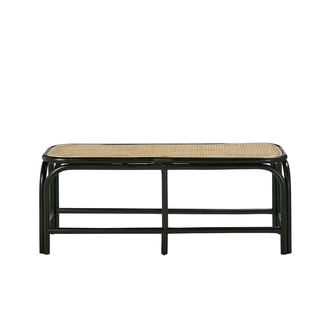 AVA - Bank aus Rattan und Geflecht 120 cm