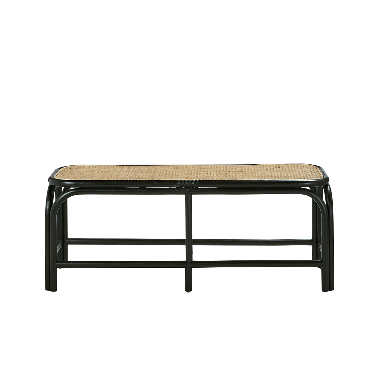 AVA - Bank aus Rattan und Geflecht 120 cm