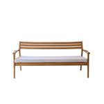 Gartensofa aus massivem Teakholz 175 cm