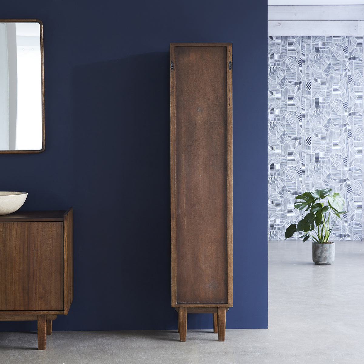 VINTAGE - Badezimmersäule aus Mini-Massivholz 170 cm