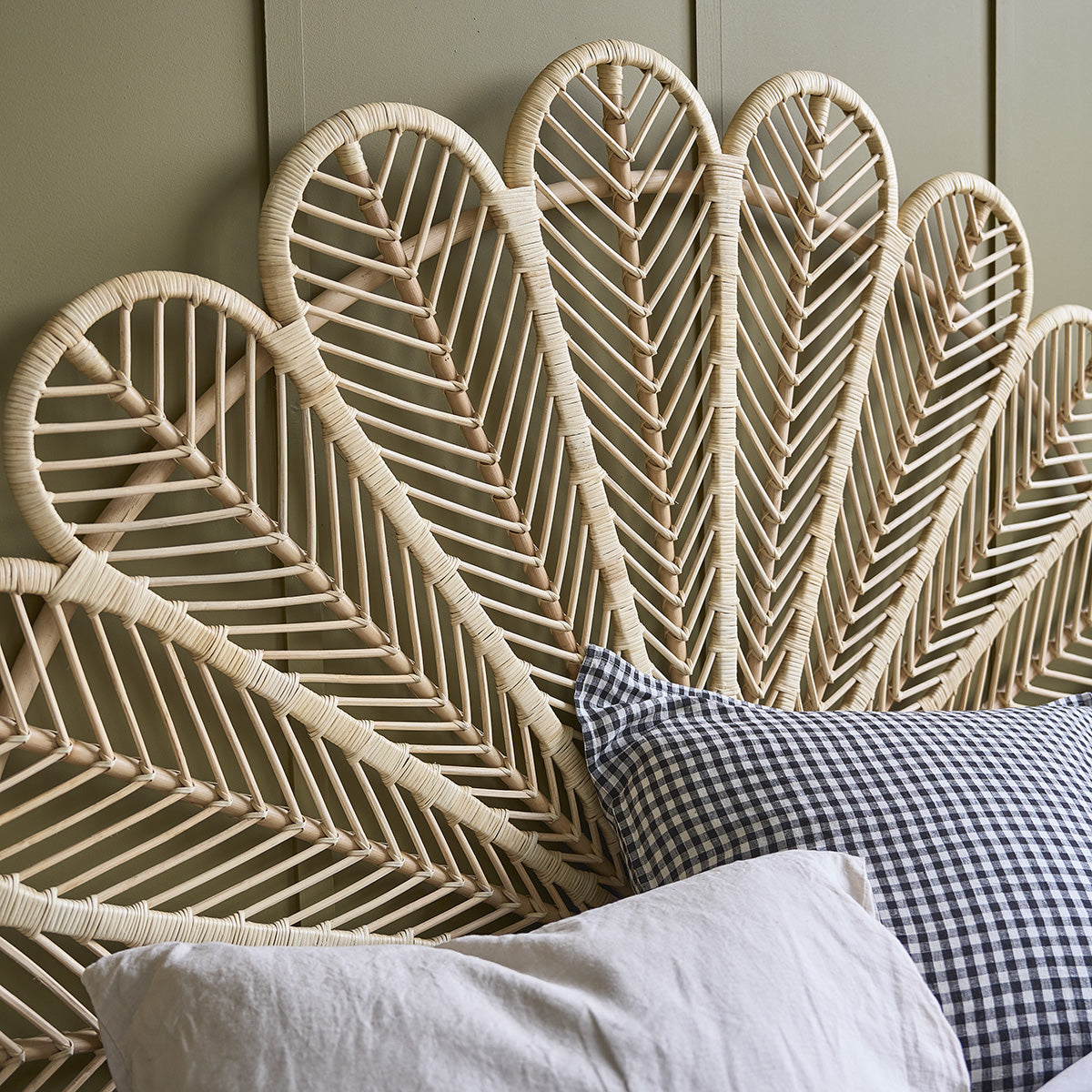 COLETTE - Kopfteil aus Rattan 180 cm