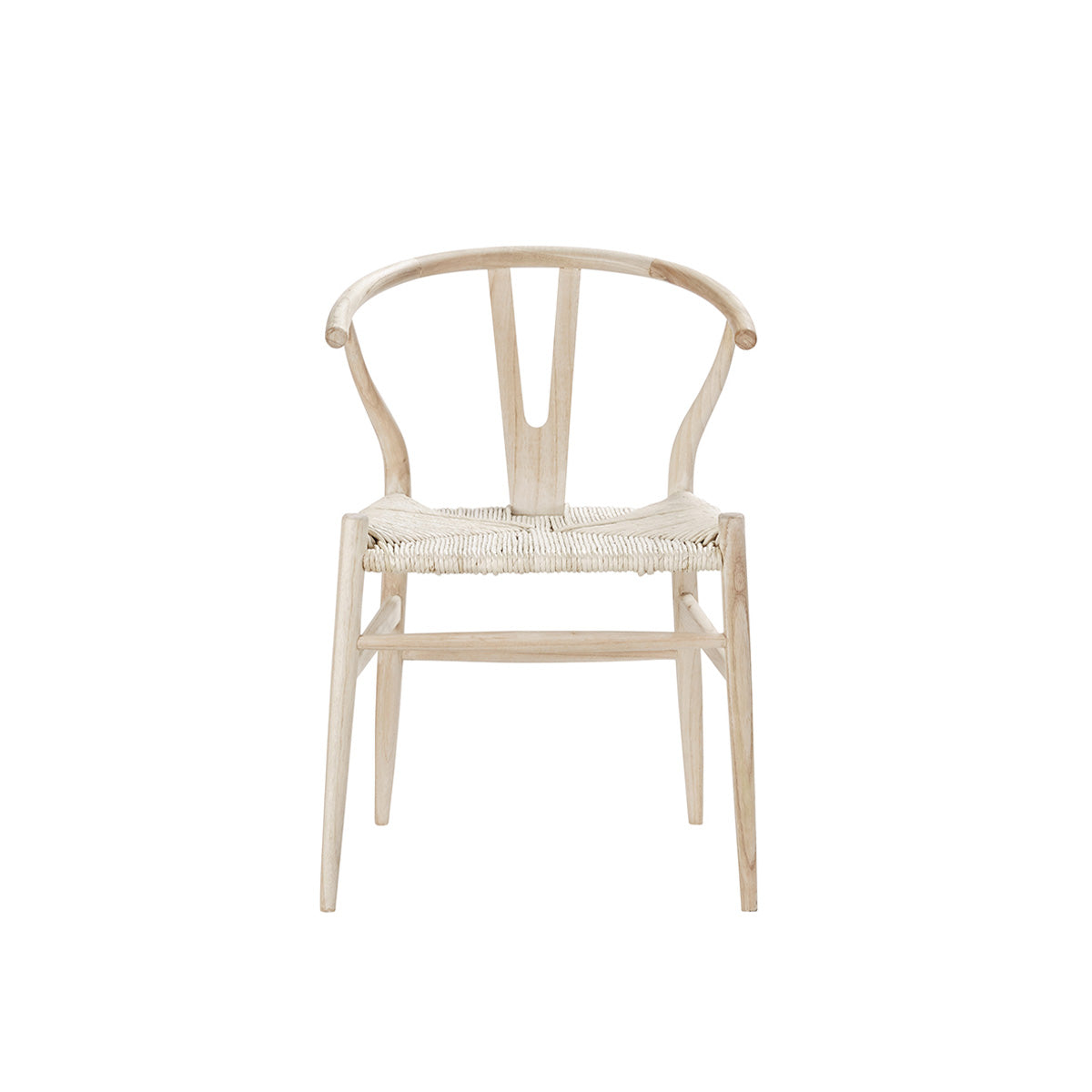 CAMILLE - Stuhl aus massivem Mindi und natürlichem Seil