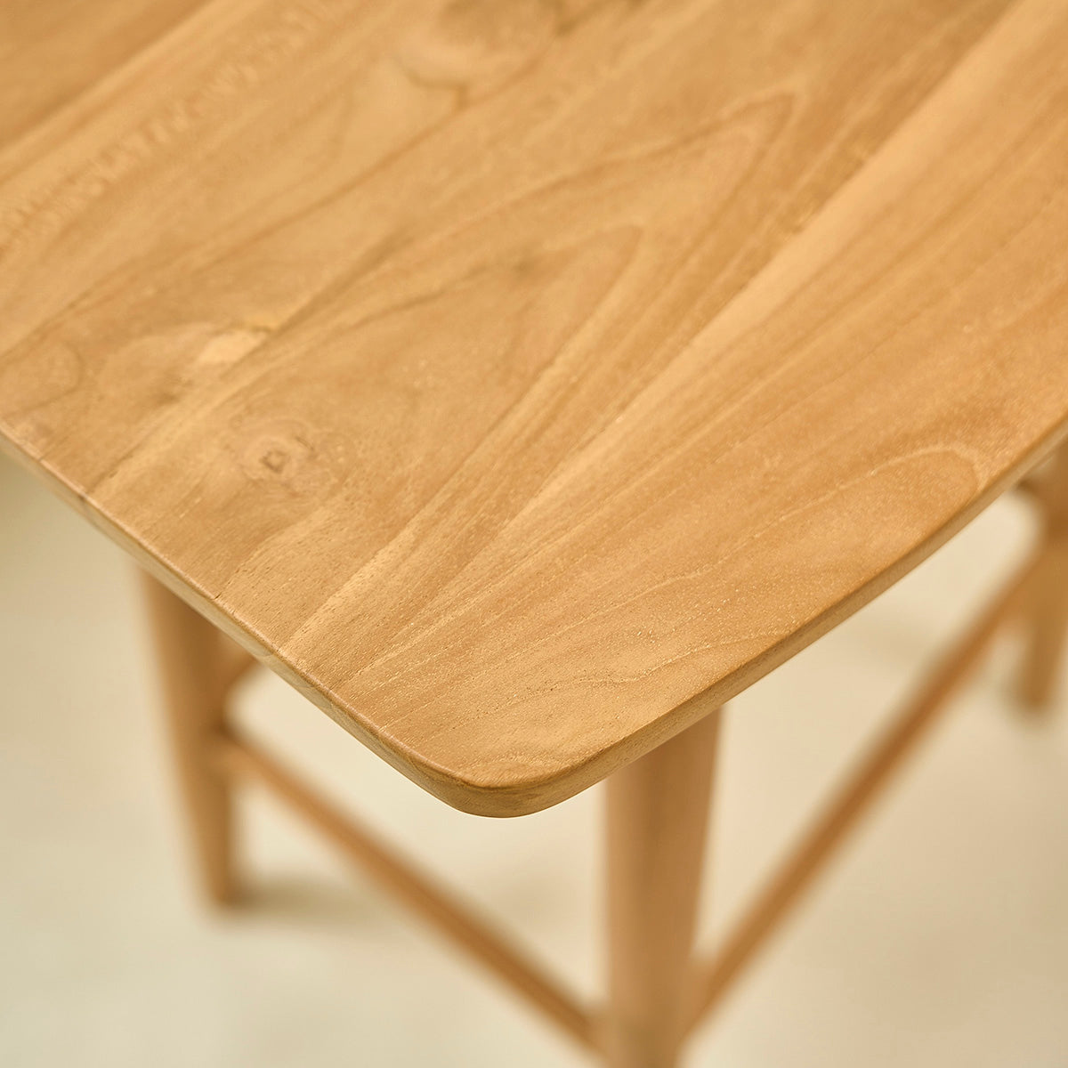 AMBRE - Barhocker aus massivem Teakholz 75 cm