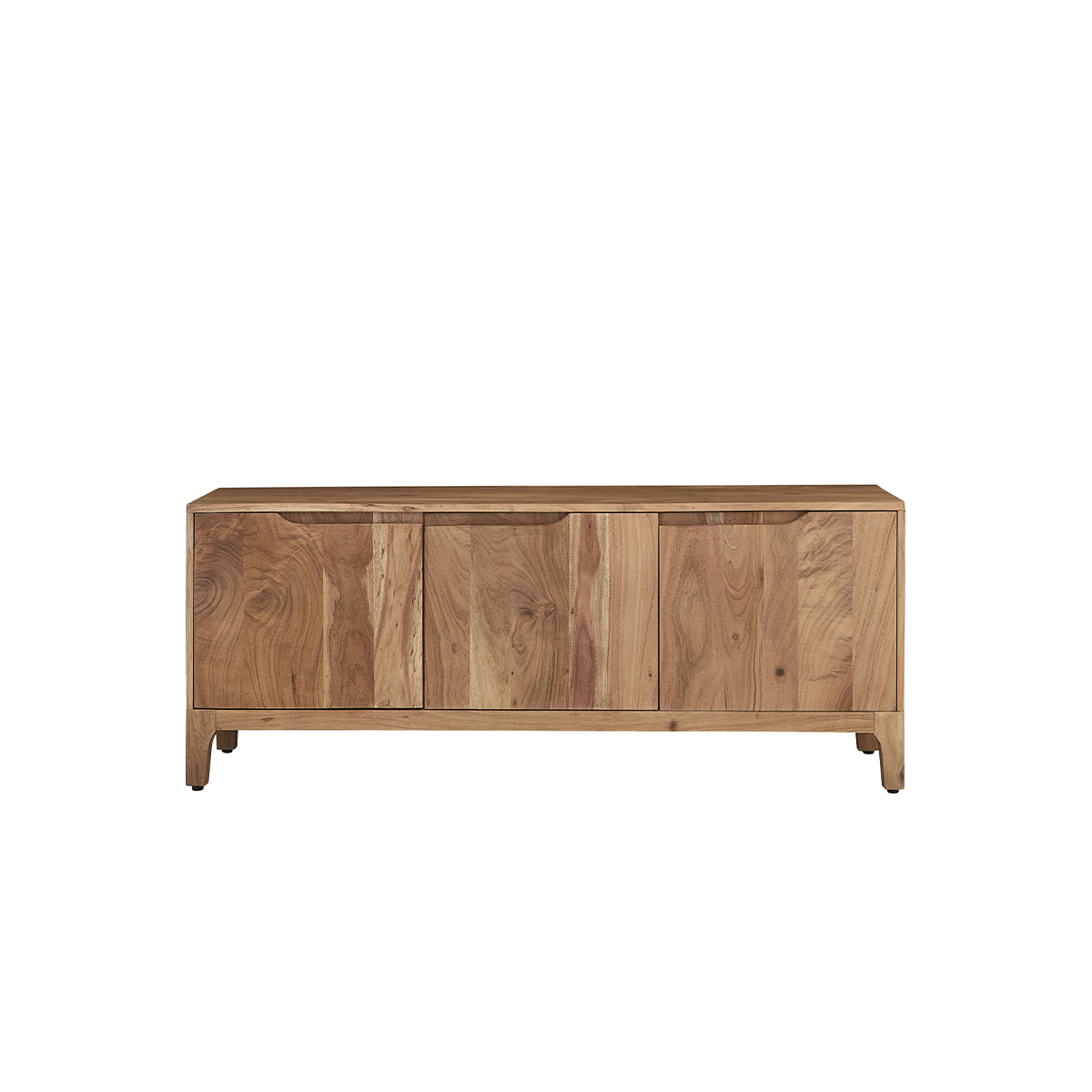 SAMSO - TV-Möbel aus massivem Akazienholz, 139 cm