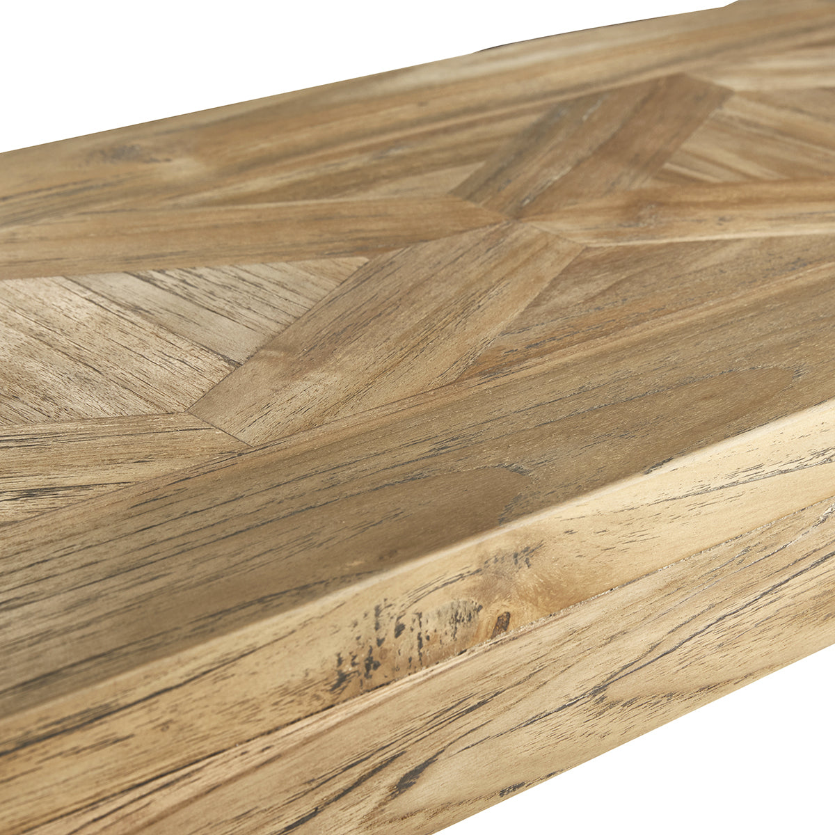 CARGO - Bank aus recyceltem massivem Teakholz 120 cm