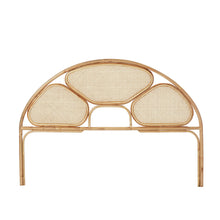 Kopfteil aus Rohrgeflecht und Rattan 160 cm