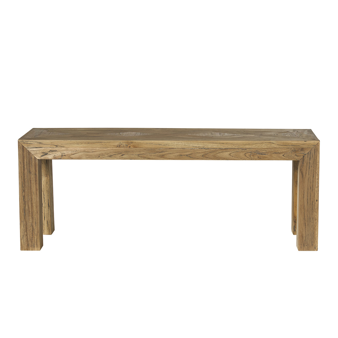 CARGO - Bank aus recyceltem massivem Teakholz 120 cm
