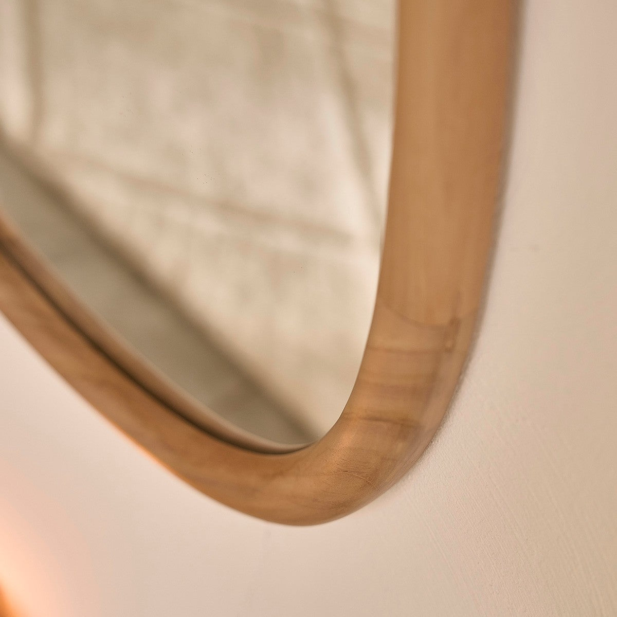 BELIZE - Spiegel aus massivem Teakholz 75x60 cm