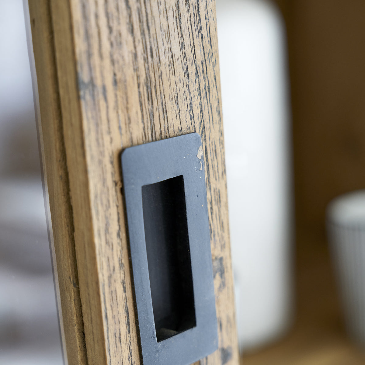 CARGO - Geschirrschrank aus massivem, recyceltem Teakholz 100 cm