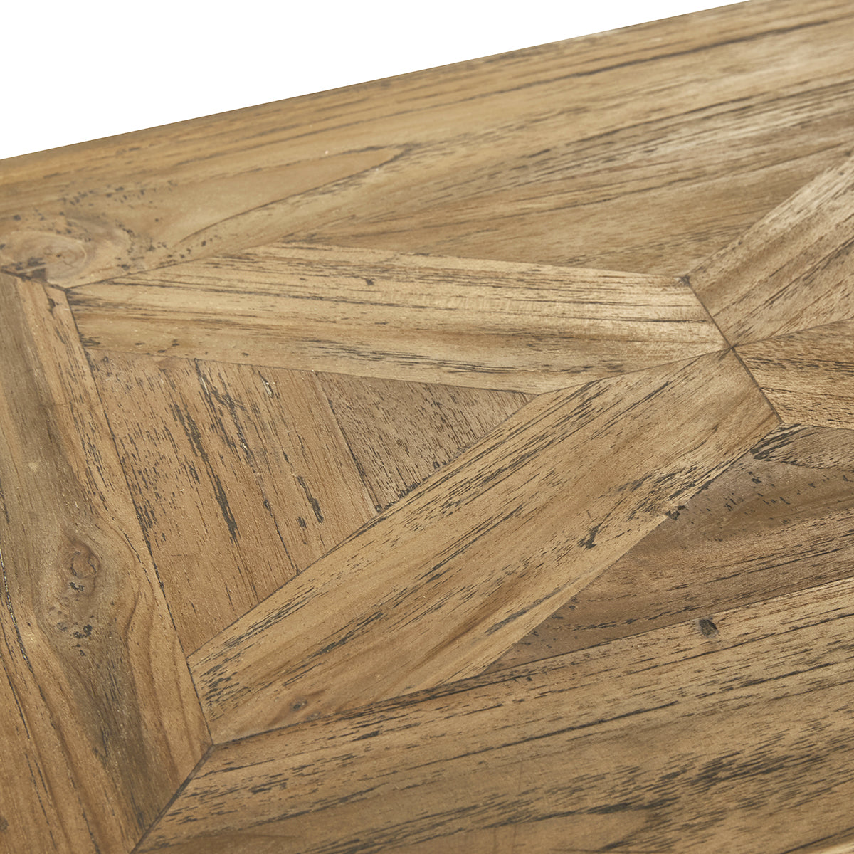 CARGO - Bank aus recyceltem massivem Teakholz 120 cm