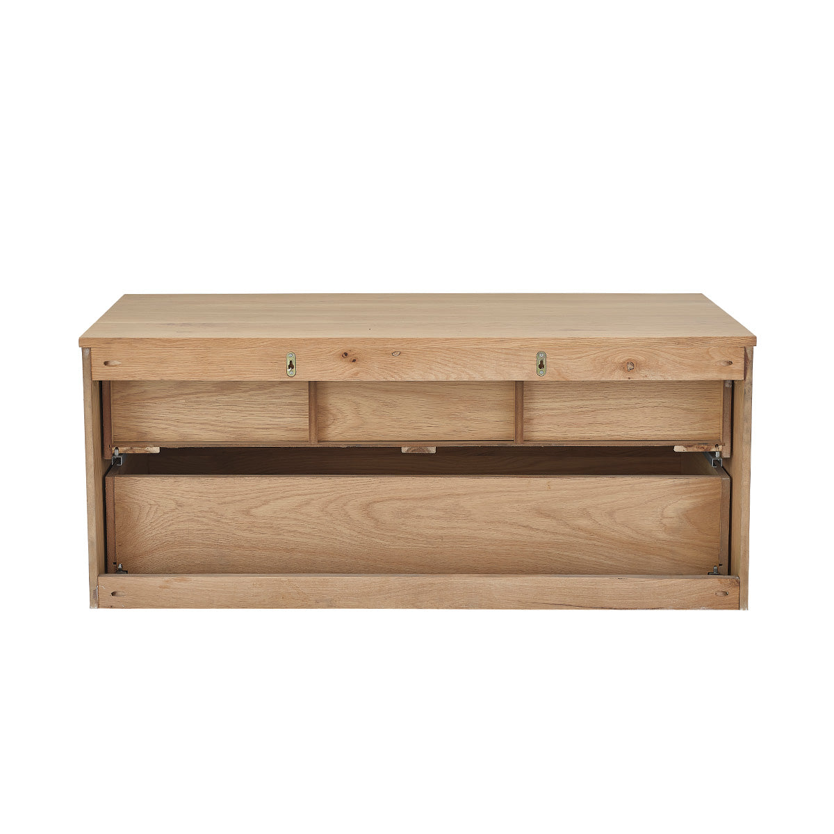 MARGAUX - Hängender Waschtischunterschrank aus Eiche 120 cm
