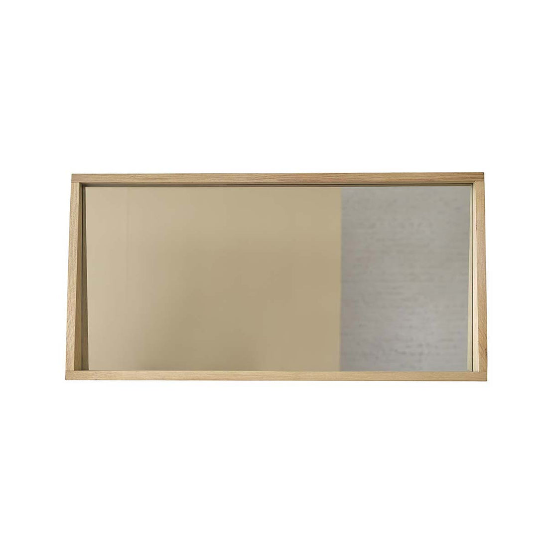 MAHAUT - Spiegel rechteckig aus massiver Eiche 100x50 cm 