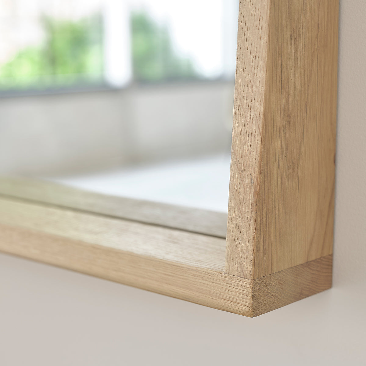MAHAUT - Spiegel rechteckig aus massiver Eiche 100x50 cm 