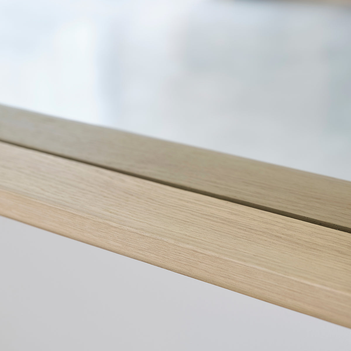 MAHAUT - Spiegel rechteckig aus massiver Eiche 100x50 cm 