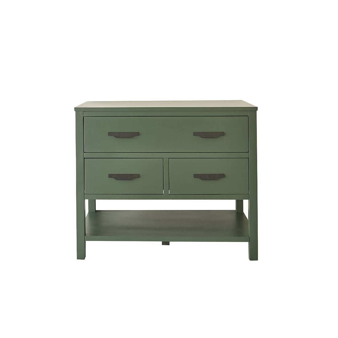 OLIVIA - Waschtischunterschrank aus massivem Akazienholz 90 cm