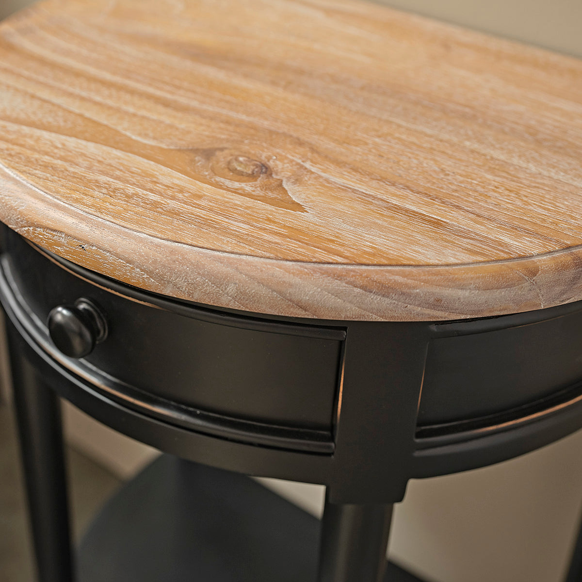 SOHO - Nachttisch aus massivem Mahagoni