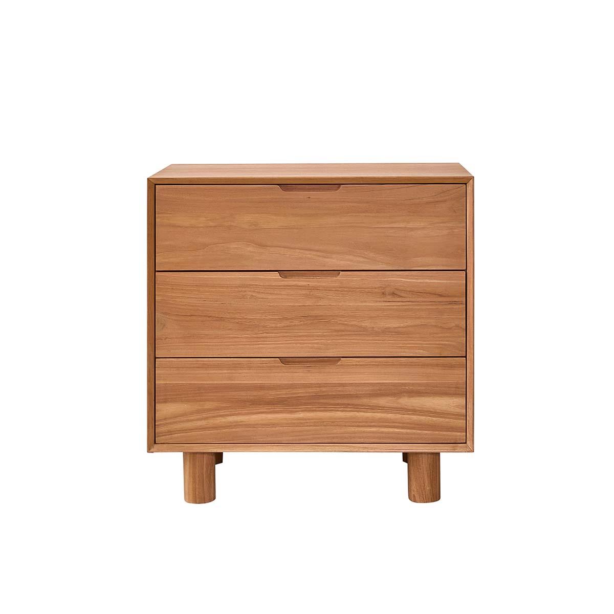 GUSTAVE - Commode en bois de teck 80 cm