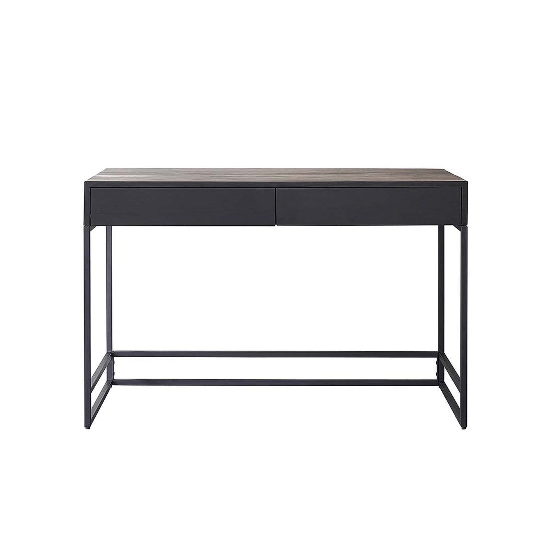 NEVEN - Schreibtisch aus massiver Kiefer und Metall 120 cm