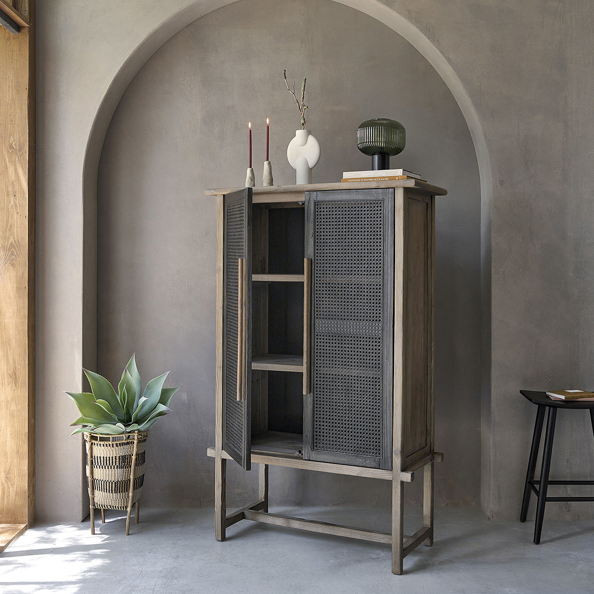 JUNKO - Armoire en bois recyclé massif