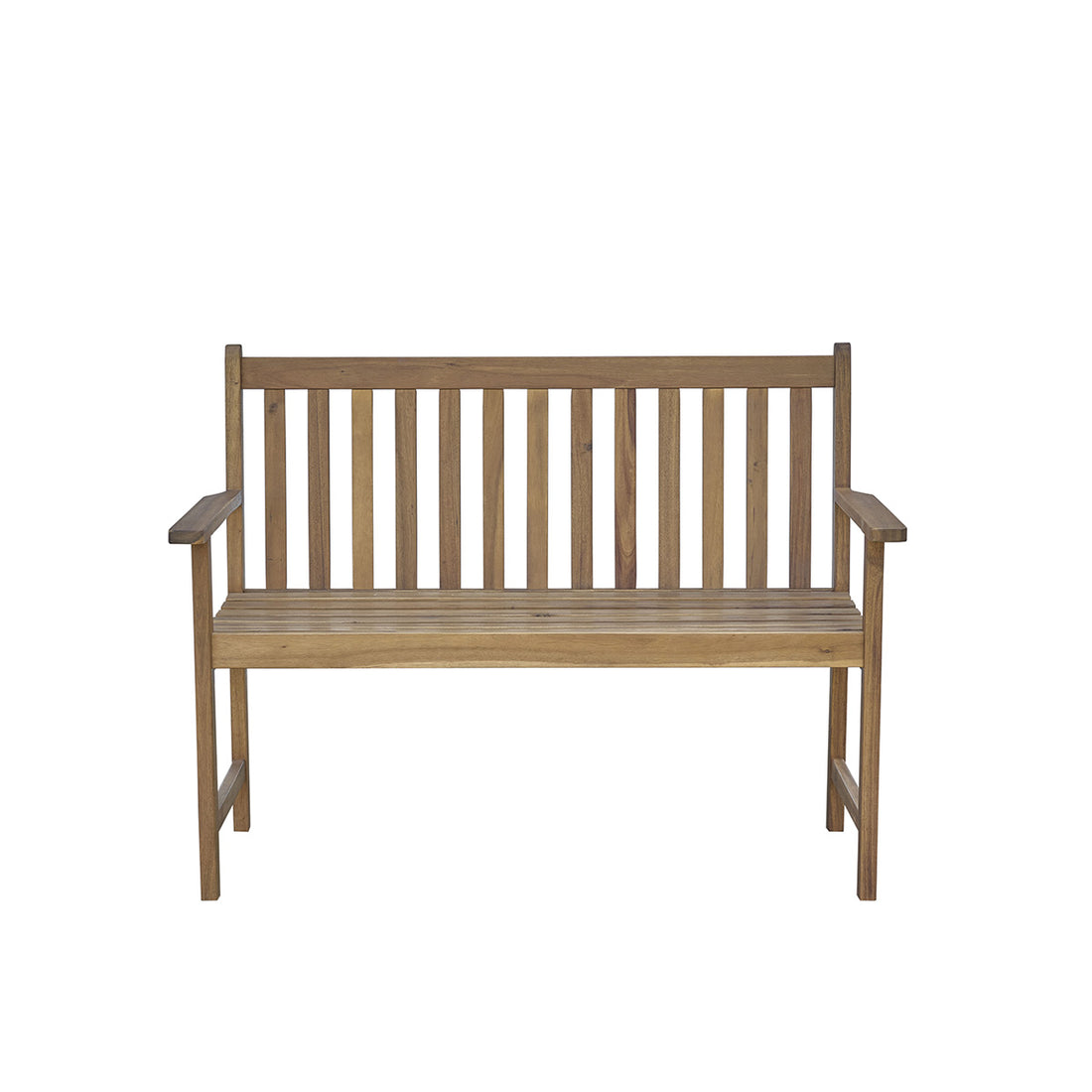 HANOÏ - Gartenbank aus massivem Akazienholz 120 cm