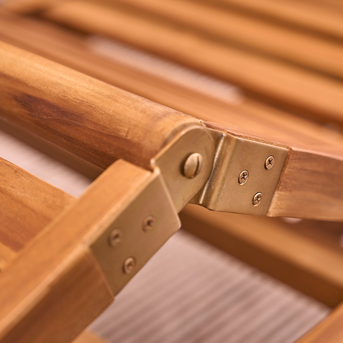 BALI - Sonnenliege aus massivem, geöltem Teakholz