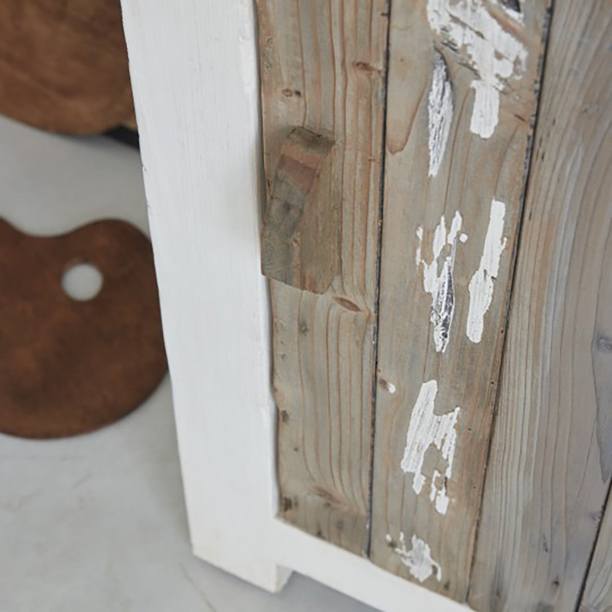 ATLANTIC - Vaisselier en bois recyclé massif 70 cm