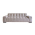 Gerades 4-Sitzer-Sofa aus naturfarbenem cord