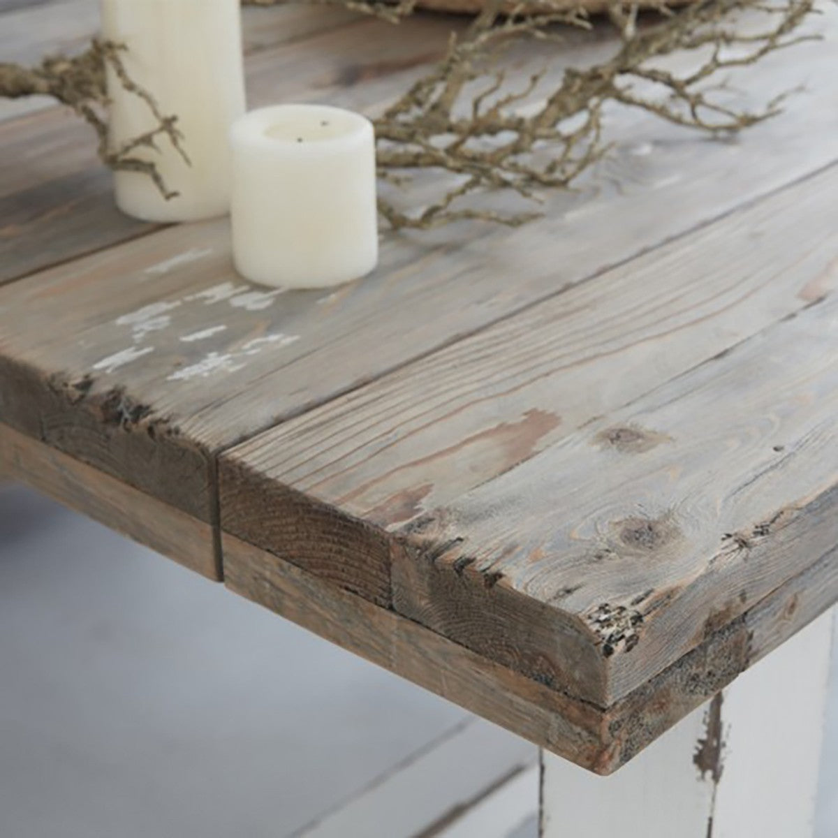 ATLANTIC - Table en bois recyclé massif  8 pers.