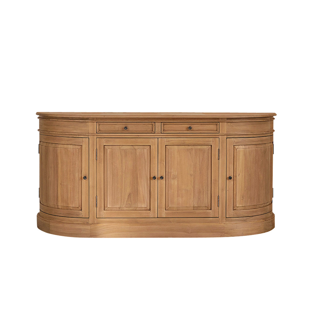 ADAM - Rundes Buffet aus massivem Teakholz 180 cm