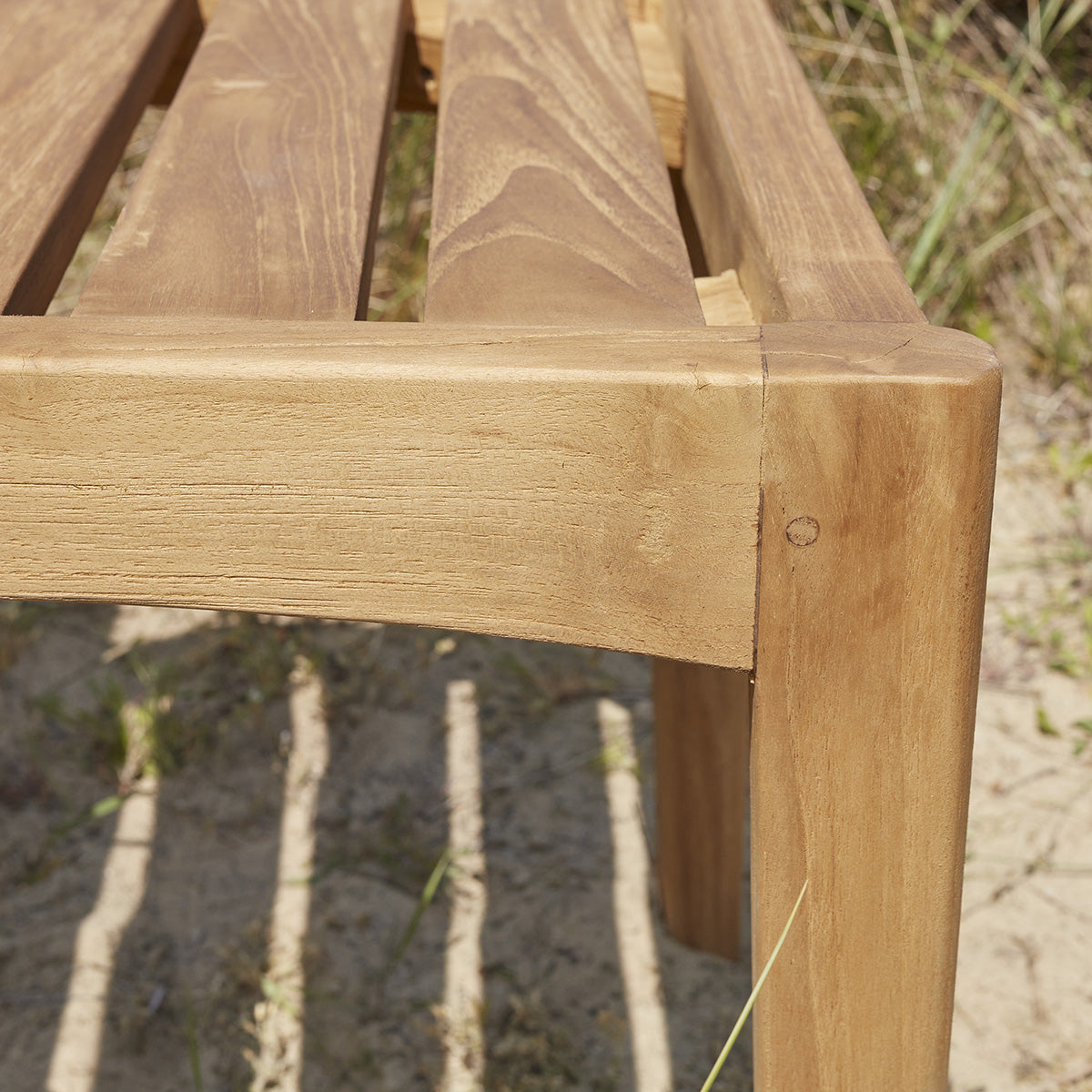 HORTENSE - Gartenstuhl aus massivem, recyceltem Teakholz