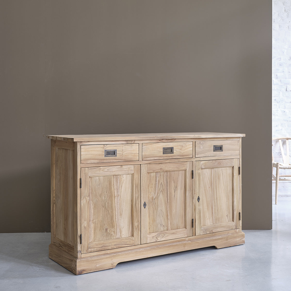 BOSTON - Buffet aus massivem Teakholz 150 cm