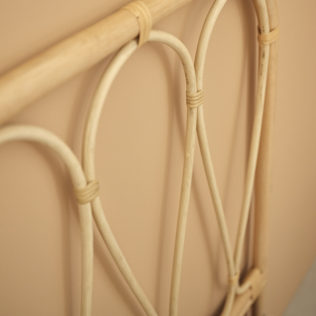 BOHO - Kopfteil für Kinderbett aus Rattan 90 cm