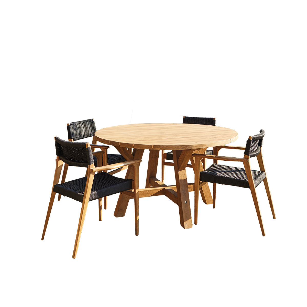 ESTHER - Salon de jardin en teck 4 pers.