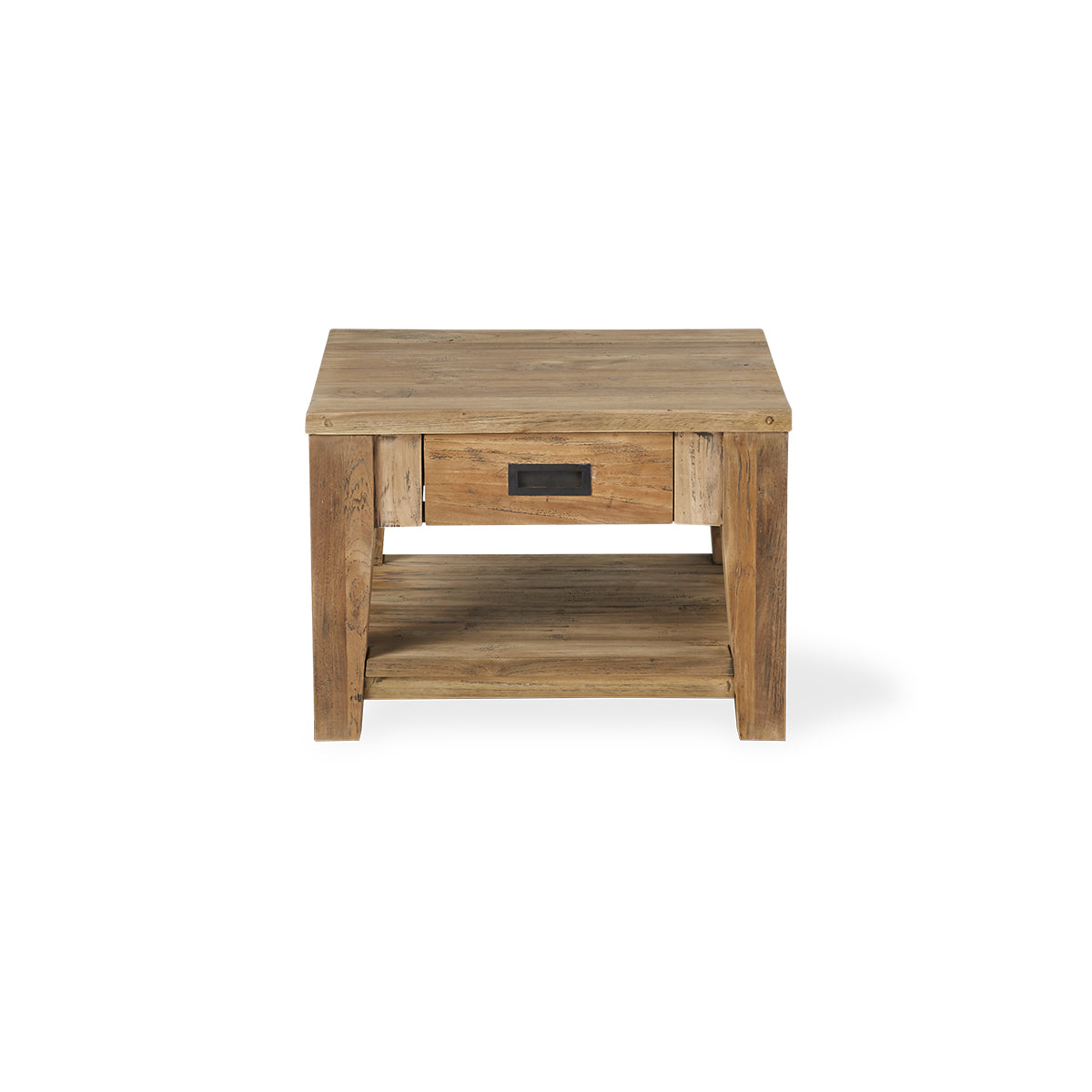 CARGO - Couchtisch aus recyceltem massivem Teakholz 60 cm