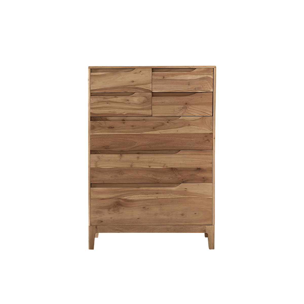 SAMSO - Kommode aus massiver Akazie, 80 cm