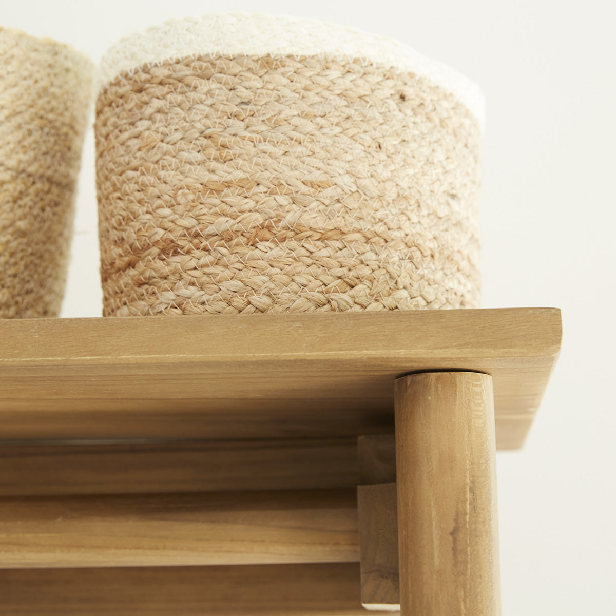 BOSTON - Portant en teck massif 85 cm