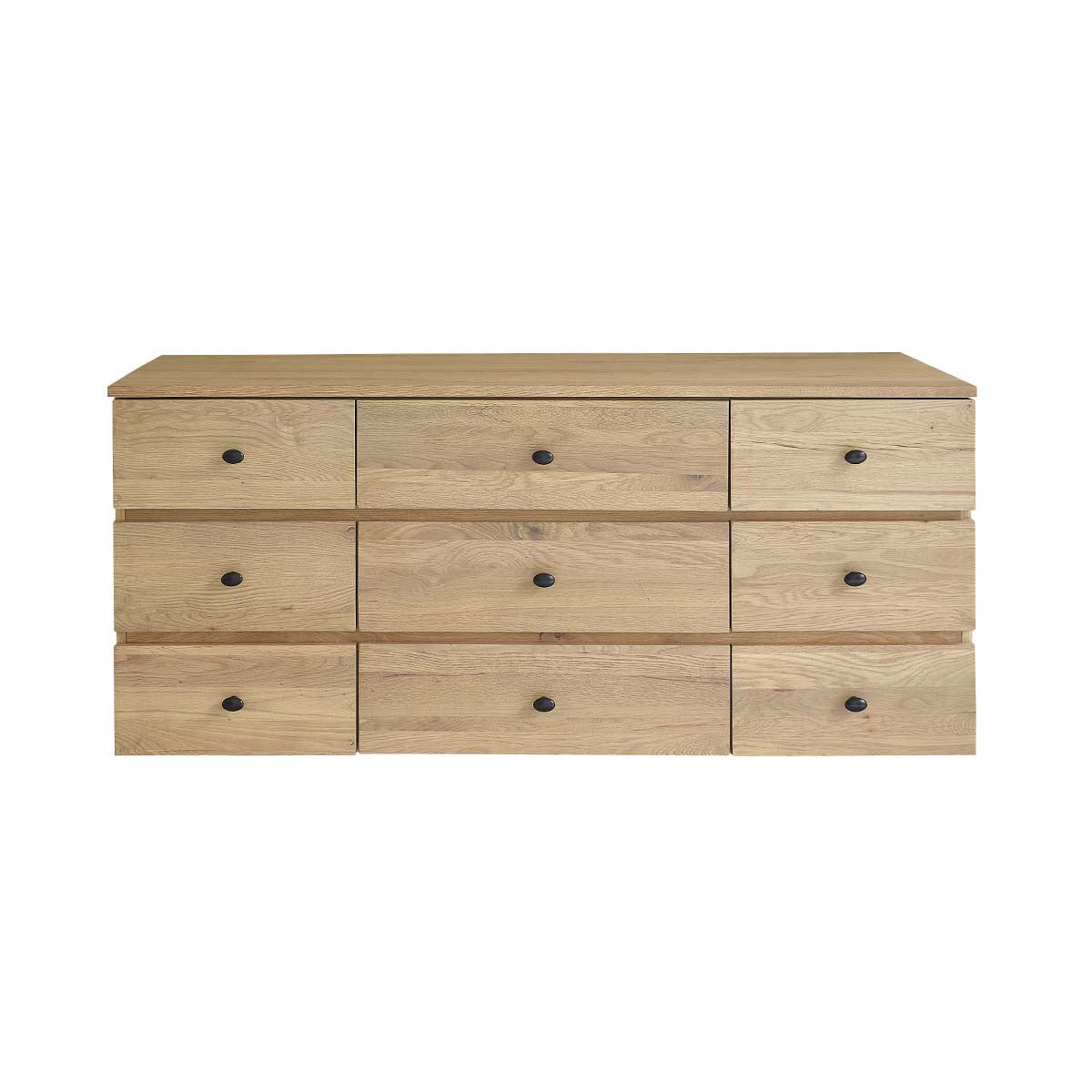 ERNEST - Hängender Waschtischunterschrank aus massiver Eiche 140 cm