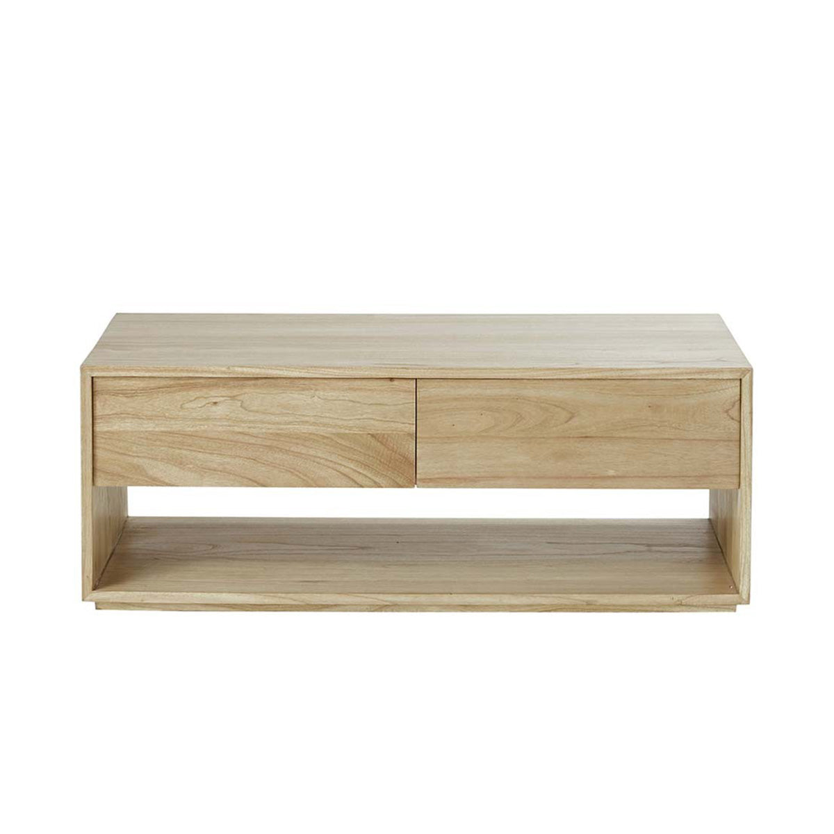 TILO - Couchtisch aus massivem Mindi-Holz 120 cm