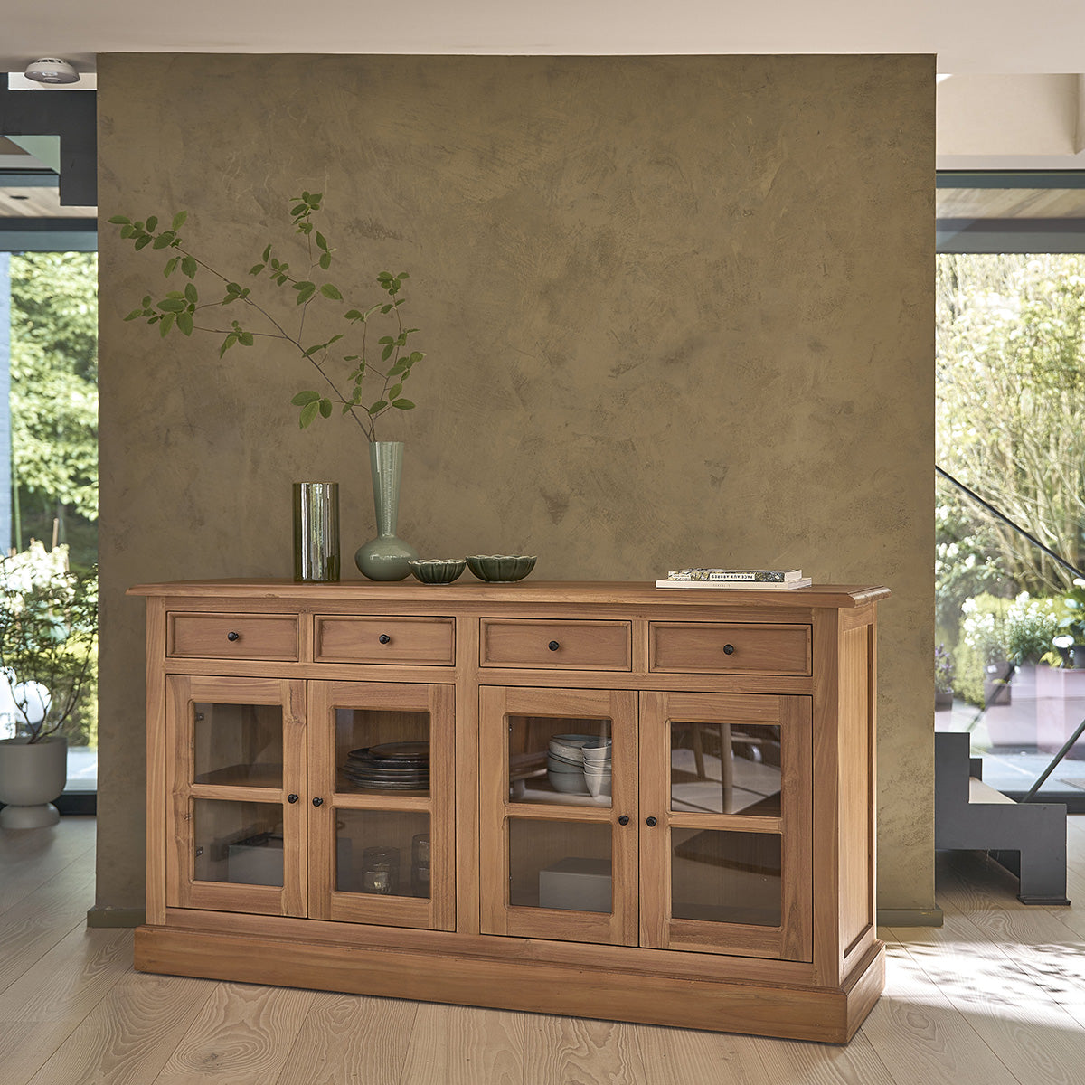 ADAM - Buffet en teck massif 160 cm