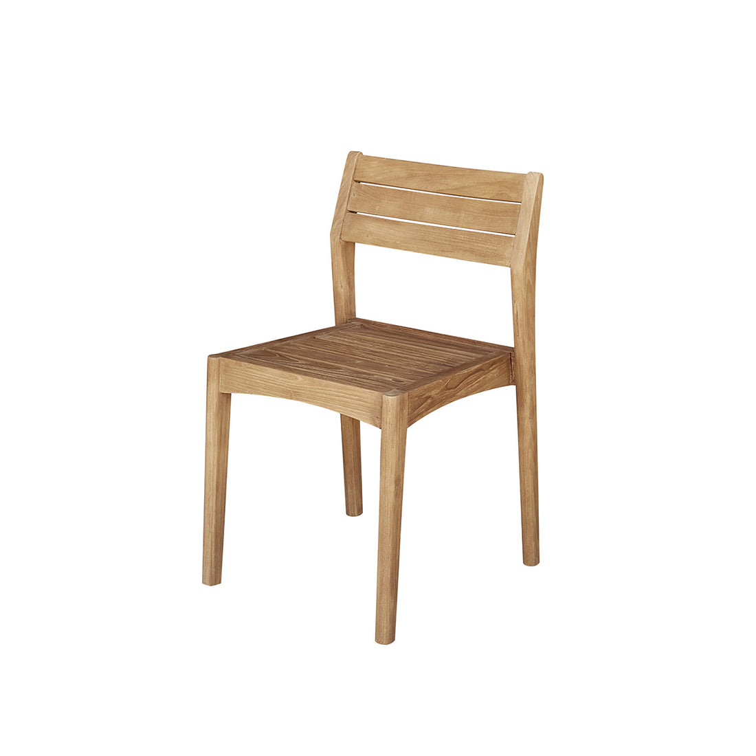 HORTENSE - Gartenstuhl aus massivem, recyceltem Teakholz