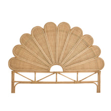 Kopfteil aus Rattan und mit Rohrgeflecht 180 cm