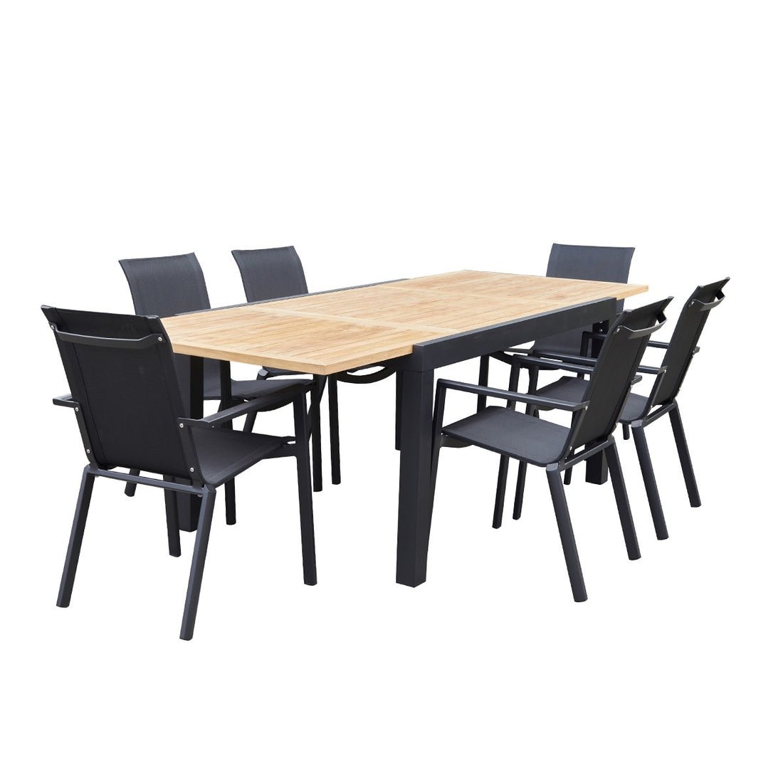 BALITECK - Gartenlounge aus massivem Teakholz und 6/10 Sitzplätze